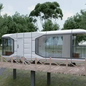 บ้านเคลื่อนที่สำเร็จรูปสุดหรู แบบแคปซูลปรับแต่งได้ บ้านคอนเทนเนอร์เคลื่อนที่ บ้านโมดูลาร์ - Product Image 2