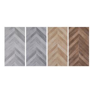 <span class=keywords><strong>Carrelage</strong></span> en céramique et porcelaine aspect parquet <span class=keywords><strong>gris</strong></span>, motif <span class=keywords><strong>chevron</strong></span> en bois pour salle de bain - Product Image 4