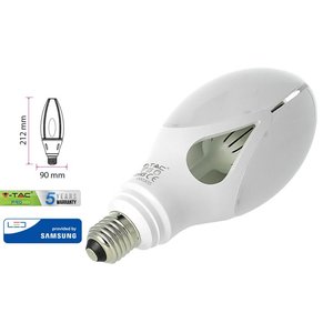 Lampada LED E27 UFO Ovale 36W 220V con Chip Samsung Freddo 6400K per Illuminazione di Giardini, Strade e Ambienti Industriali SKU-21285 - Product Image 5