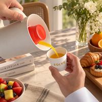 Boîtes de traiteur jetables écologiques personnalisées pour desserts, sucreries, café et biscuits, avec séparateurs pour boîtes alimentaires marron