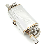 Soupape de décharge d'échappement universelle pour voiture en forme de T, 51MM/60MM/63MM/70MM/76MM, une en deux, silencieux d'échappement, découpe d'échappement, haute qualité