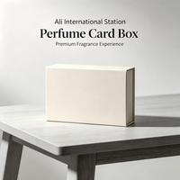 Boîte à parfum en papier pliable personnalisée, emballage cosmétique de luxe pour flacon de parfum de 30 ml et 50 ml