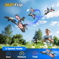360 °   Avion télécommandé acrobatique en mousse avec lumière pour débutants