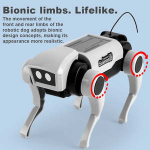 Cane Robot Telecomandato 2 in 1 all'Ingrosso, Kit Robot Intelligente Camminante, Giocattolo Meccanico Educativo per Bambini - Product Image 4