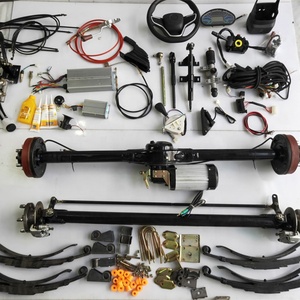 Conjunto <span class=keywords><strong>de</strong></span> eje trasero Go Kart con volante y neumáticos 60V 72V 2500W 3000W <span class=keywords><strong>Motor</strong></span> sin escobillas - Product Image 5