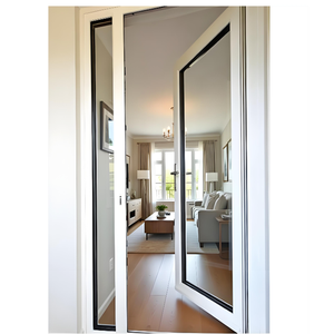 Porta d'Ingresso in Alluminio con Doppio o Triplo Vetro, Design Moderno, Porte Francesi a Battente in Alluminio - Product Image 6