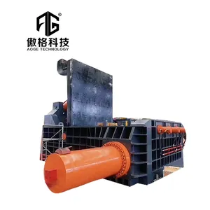 Baler Horizontal Automatic Waste Cocopeat Compress Baler Machine Provided 60 Hydraulic Metal Baler Machine Aluminum Scrap Machine Aoge