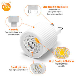 Navidad Popular <span class=keywords><strong>G9</strong></span> AC 230V LED 3W bombilla de foco sin parpadeo SMD <span class=keywords><strong>Spot</strong></span> Light para sala de estar para uso de decoración residencial - Product Image 1