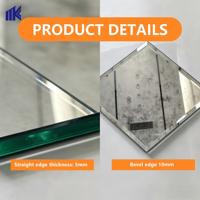Panel de Espejo Sólido Industrial Antiguo de 3mm de Grosor, de Alta Resistencia, para Montaje en Pared, Venta al por Mayor de Fábrica, para Uso en Hoteles y Cocinas