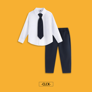 カスタム子供用学校制服 幼稚園スーツ 小学校 中学校 高校生 男女兼用 三点セット - Product Image 3