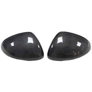 958สำหรับ Porsche Cayenne Macan แบบสลับกันฝาครอบกระจกคาร์บอนไฟเบอร์แห้งฝาครอบกระจกมองหลังอะไหล่รถย<span class=keywords><strong>น</strong></span>ต์ - Product Image 1