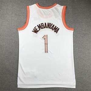 Prix Spécial - <span class=keywords><strong>Maillot</strong></span> de Basketball Spur 1 Wembanyama de Haute Qualité - Maillots Brodés Personnalisés avec Logo - Product Image 4