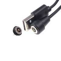 Conector magnético de alta corriente 3A redondo de 8,5mm de diámetro magnético macho hembra grueso chapado en oro conector Pogo Pin