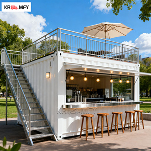 Conteneur de restauration rapide en acier commercial à structure démontable pour snacks et frites avec cuisine - Product Image 4