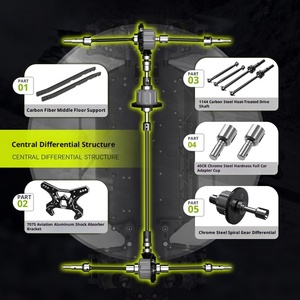 Rlaarlo XTS-S10 quy mô 1:10 4WD chuyên gia <span class=keywords><strong>RC</strong></span> Rally xe tốc độ cao điều khiển từ xa drift xe Ô Tô RTR với động cơ không chổi than cho người có sở thích - Product Image 3