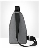 Sacs de poitrine pour hommes imperméables avec prise casque USB et logo personnalisé fournis par l'usine