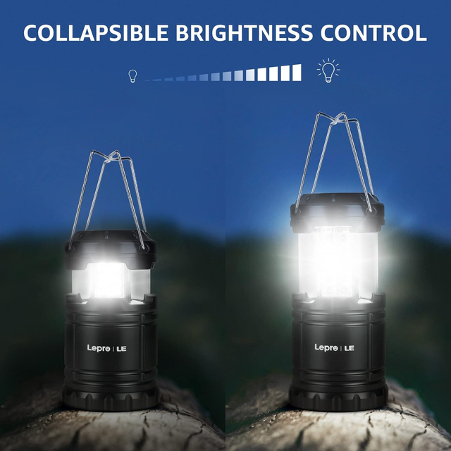 Waterproof IP44 Camping Light Emergency Power 3*AA Battery Flashlight Tent Lamp Portable LED Camping Lanterns