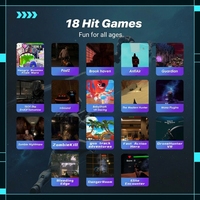 YHY VR Shooting Indoor Commercial Coin Operated Mini Arena 1 Player Shooting Game Machine VR Gun Battle Simulator