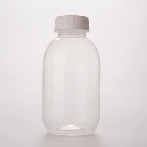 Botella de plástico para rellenar en caliente, reemplazo de comida de zumo, PP, 350ml