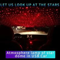 Plafonnier LED USB à ciel étoilé, luminaire d'intérieur, éclairage d'ambiance, idéal pour une chambre à coucher ou une voiture