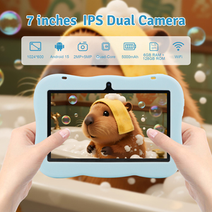 C Idea OEM <b>7</b> <b>Inch</b> <b>Android</b> 15 <b>Tablet</b> Kids New WiFi 6 GB+128 GB Education CM66 (Pink) MTK 1.3GHz Quad Core Capacitive IPS 5000mAh - Product Image 2