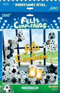 Decoraciones <span class=keywords><strong>para</strong></span> Fiesta de Cumpleaños con Temática de Fútbol, Globos de Látex de Fútbol, Pancarta de <span class=keywords><strong>Feliz</strong></span> Cumpleaños <span class=keywords><strong>para</strong></span> <span class=keywords><strong>Hombre</strong></span>, Suministros - Product Image 3