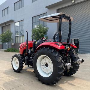 Tractor Rojo 4x4 con Tracción en las 4 Ruedas de 70HP, Versión con Toldo – Equipo Agrícola de Alta Productividad - Product Image 5