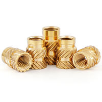 Inserts filetés moletés en laiton pour moulage par injection plastique et impression 3D, tailles M2 M3 M4 M5 M6 M8