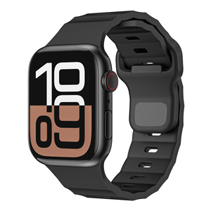 Compatible avec le bracelet en silicone Apple, bracelet de montre en fluororubber New Wave pour Apple Watch Ultra 3 S1-11 - Product Image 1