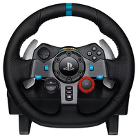 Volant et pédales de course Logitech G29 en plastique compatibles PS4/PS5 pour jeux de simulation - Horizon 5 Ouka 2 Need for Speed
