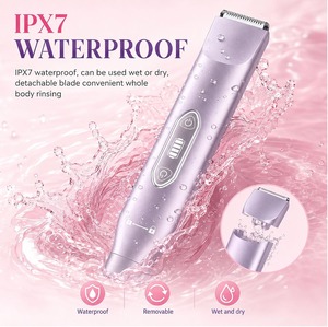 เครื่องเล็มขนบิกินี่ไฟฟ้า 3 in 1 เครื่องเล็มขนตามร่างกาย กันน้ำ IPX6 อุปกรณ์ดูแลส่วนบุคคล - Product Image 5