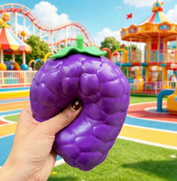 Jumbo Kawaii Soft Giant Banana Squishy Toy Stress Relief TPR Fidget for Kids 5-7