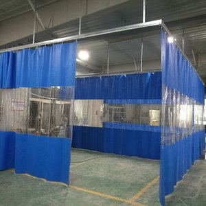 Rideau de lavage de voiture insonorisé et imperméable en tricot warp enduit avec panneaux en PVC pour usage industriel en <span class=keywords><strong>terrasse</strong></span> - Product Image 3