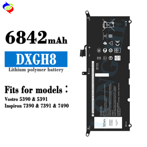 DXGH8 <span class=keywords><strong>batterie</strong></span> d'<span class=keywords><strong>ordinateur</strong></span> <span class=keywords><strong>portable</strong></span> 52WH 6842mAh haute capacité pour <span class=keywords><strong>Dell</strong></span> Vostro 5390 5391 Inspiron 7390 7391 7490 - Product Image 2