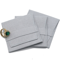 Pochette personnalisée avec logo, sacs à bijoux pour boucles d'oreilles et colliers, pochettes pour bijoux, pochette en velours pour cadeau