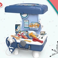 Console médicale pour enfants avec lumières et sons, ensemble de jeu d'imitation, jeu de rôle de simulation de médecin et d'infirmière, cadeau éducatif pour les jeunes enfants