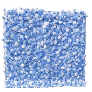 Panel de pared de flores artificiales enrollable de fácil instalación, 8 pies x 8 pies, decoración de fondo 3D para bodas, eventos y ceremonias - Product Image 5