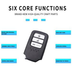 Chiave per auto originale Keyless Entry smart Remote Control <span class=keywords><strong>key</strong></span> <span class=keywords><strong>Transponder</strong></span> Chip <span class=keywords><strong>Key</strong></span> adatta per <span class=keywords><strong>Accord</strong></span> JAZZ - Product Image 5