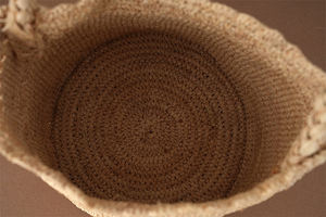 Bolso de Hombro de Rafia Hecho <span class=keywords><strong>a</strong></span> Mano, Bolso de Playa Tejido Sostenible, Bolso de Ganchillo Artesanal Estilo Boho <span class=keywords><strong>para</strong></span> Mujer, <span class=keywords><strong>para</strong></span> Vacaciones - Product Image 4