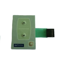 OEM-Hersteller Kontrollpanel Seidenbildschirm Druck flache Taste haptil Membrane-Schalter Tastatur Tastatur