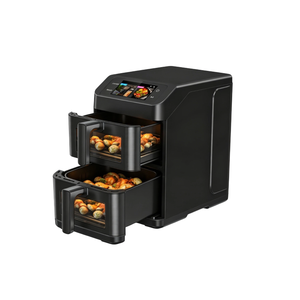 Neues Design Multifunktionale Digitale Doppel-Heißluftfritteuse 5L+5L für die Küche - Product Image 1