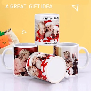 Tazza in Ceramica Personalizzabile 12oz 350ml Bianca per Sublimazione con Logo e Motivo Personalizzabili per Regali e Feste - Product Image 5