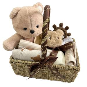 Ropa de bebé recién <span class=keywords><strong>nacido</strong></span> para niño Caballero para Primavera <span class=keywords><strong>Verano</strong></span> 100% algodón estilo Casual caja de regalo conjunto Luna Llena juguete para Recién <span class=keywords><strong>Nacido</strong></span> suministros - Product Image 1