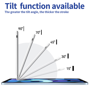 Stylet avec fonction de rejet de la paume pour <span class=keywords><strong>iPad</strong></span> <span class=keywords><strong>Apple</strong></span> 10/<span class=keywords><strong>9</strong></span>/8/<span class=keywords><strong>7</strong></span>/6, <span class=keywords><strong>iPad</strong></span> <span class=keywords><strong>Pro</strong></span> 12.<span class=keywords><strong>9</strong></span>"/11"/13" M4, <span class=keywords><strong>iPad</strong></span> Mini 6/5, <span class=keywords><strong>iPad</strong></span> Air 5/4/3/11"-13" M2 - Product Image 5