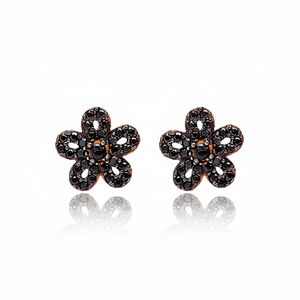 <b>Silver</b> Flower <b>Stud</b> Earring Minimal Sterling <b>Silver</b> <b>Stud</b> Earring Wholesale Handcrafted 925 <b>Silver</b> Earring - Product Image 2