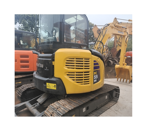 Mini pelleteuse d'occasion Komatsu PC55 Mr 5.5 tonnes au Japon, équipement d'origine avec moteur et boîte de vitesses, en bon état pour une vente bon marché - Product Image 1