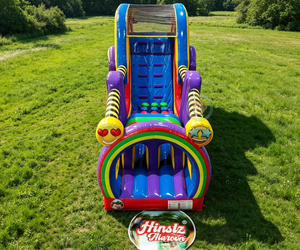 Parcours d'obstacles de paintball, <span class=keywords><strong>jeu</strong></span> gonflable amusant avec toboggan et structure de saut combinés - Product Image 1