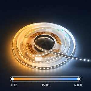 Tira de LED SMD Ultrafina de 3mm, Luz Blanca Fría 6500K, PCB de Cobre, Autoadhesiva, Cortable, para TV, Gabinetes de Cocina, IP20 - Product Image 2