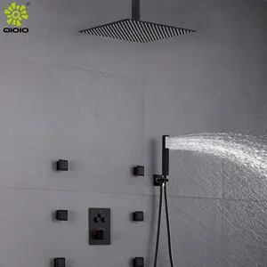 Yingchuan Upc Verborgen Thermostatische Kraan Muur Spray Douche Mixer Thermostatische Plafond Douche Set Systeem Knop Schakelaar