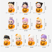 Citrouille série mystère sac Figurines à collectionner Kawaii résine boîte aveugle Figurines ornements pour décorations pour la maison décor de bureau